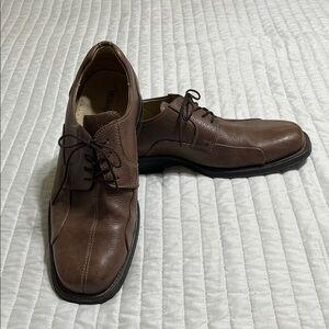 Belvedere Studio Brown Leather Men's Oxfords